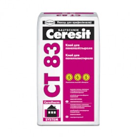 Ceresit CT 83 Клей для крепления плит из пенополистирола, 25 кг